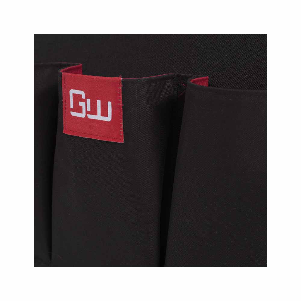 Gaming Sitzsack Classic - Fabric Crimson Thunder (Schwarz/Rot)