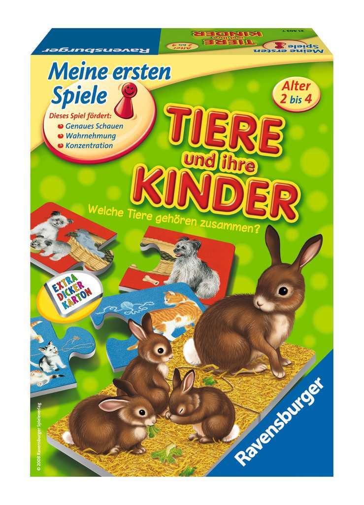 Ravensburger Spiel Tiere und ihre Kinder