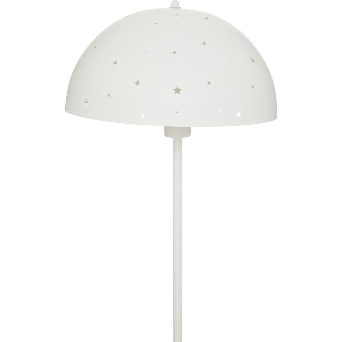 LAMPADAIRE DROIT CHAMPI BLANC H.150CM