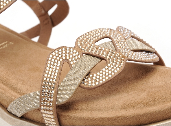 Tamaris nu pieds plats femme 28716 20 or