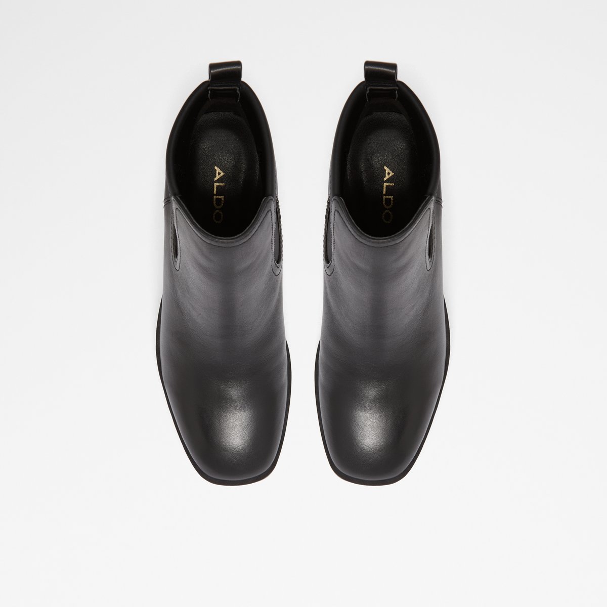 Chetta Black Leather Smooth Women Chelsea boots