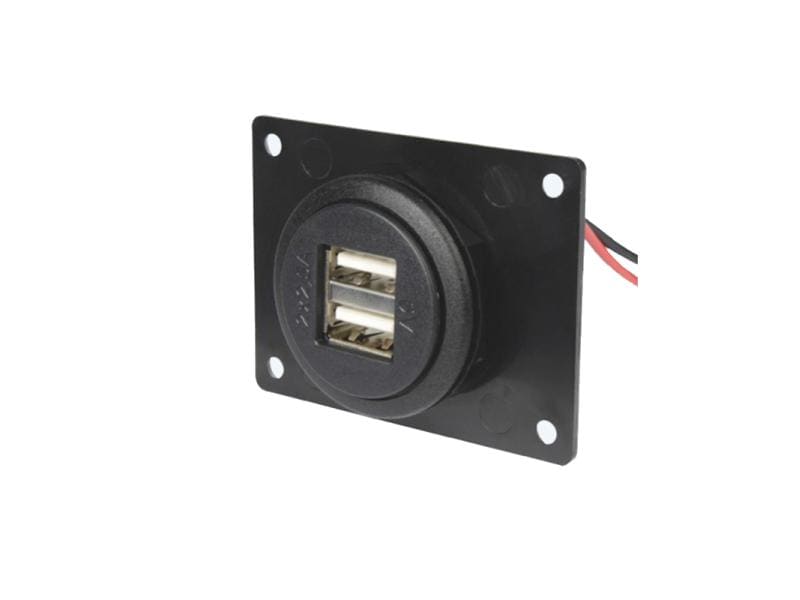 Südo Steckdose 24/12 V 5A Doppel-USB Einbausteckdose USB