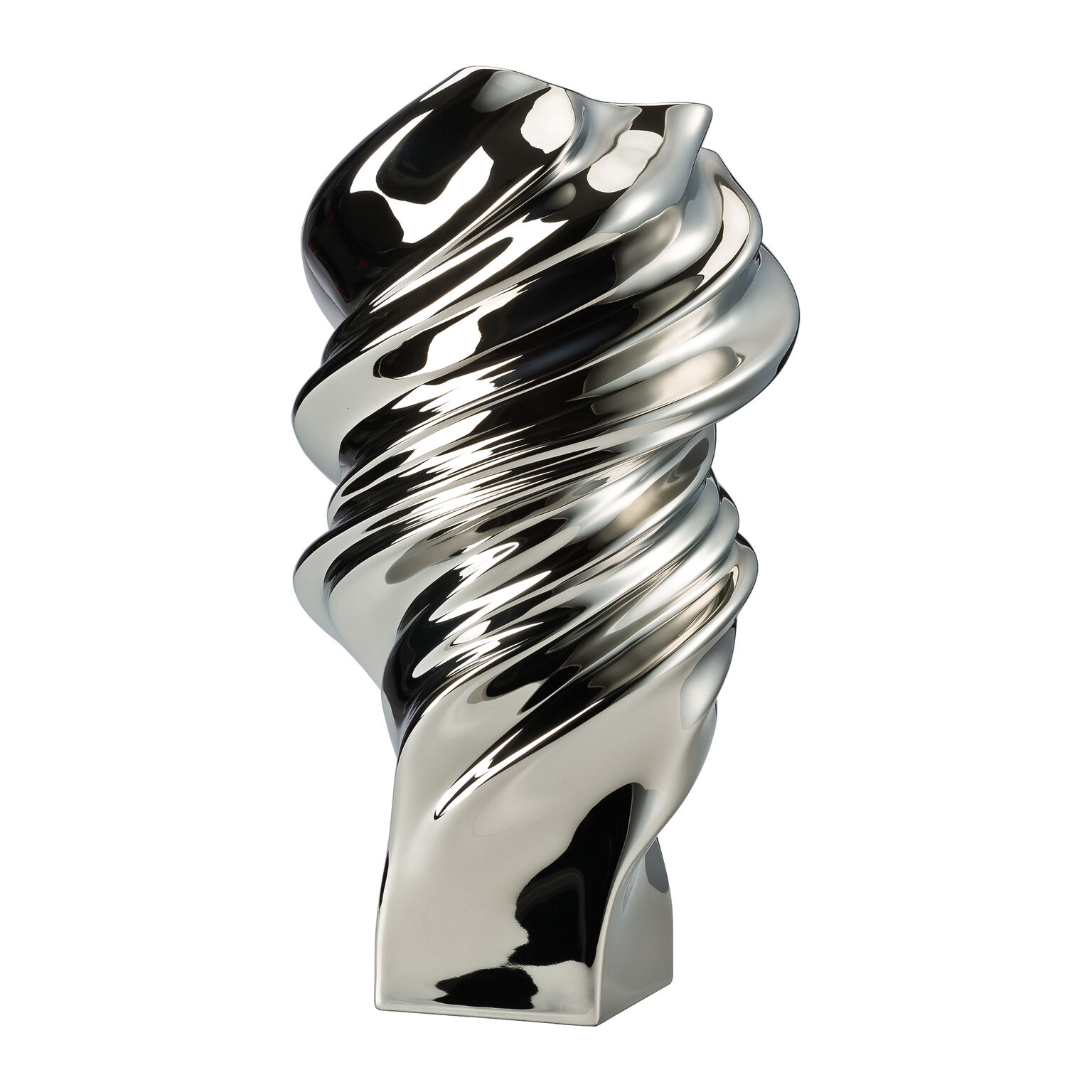 Squall Platin titanisiert Vase 32 cm
