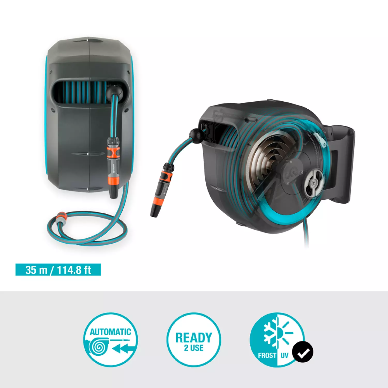 Gardena RollUp XL Wandslangenbox - 35m