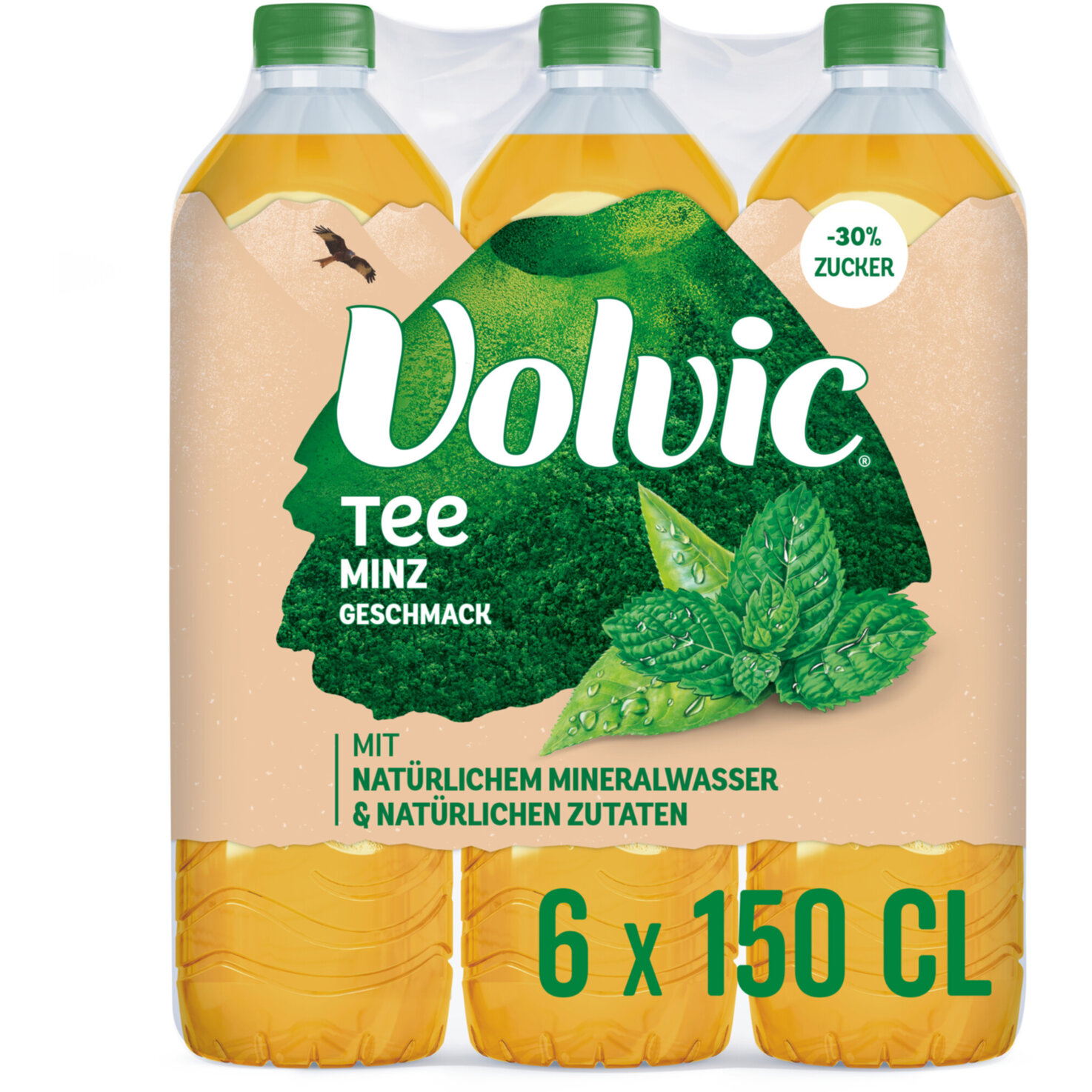 Volvic Tea Mint 6x1,5L