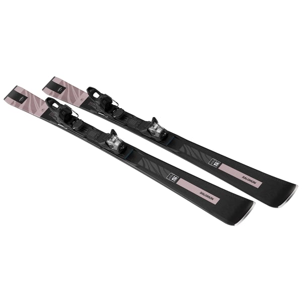 Pack ski SALOMON S/MAX N°8 + M10 GW L80 BLACK / ROSE GOLD MET