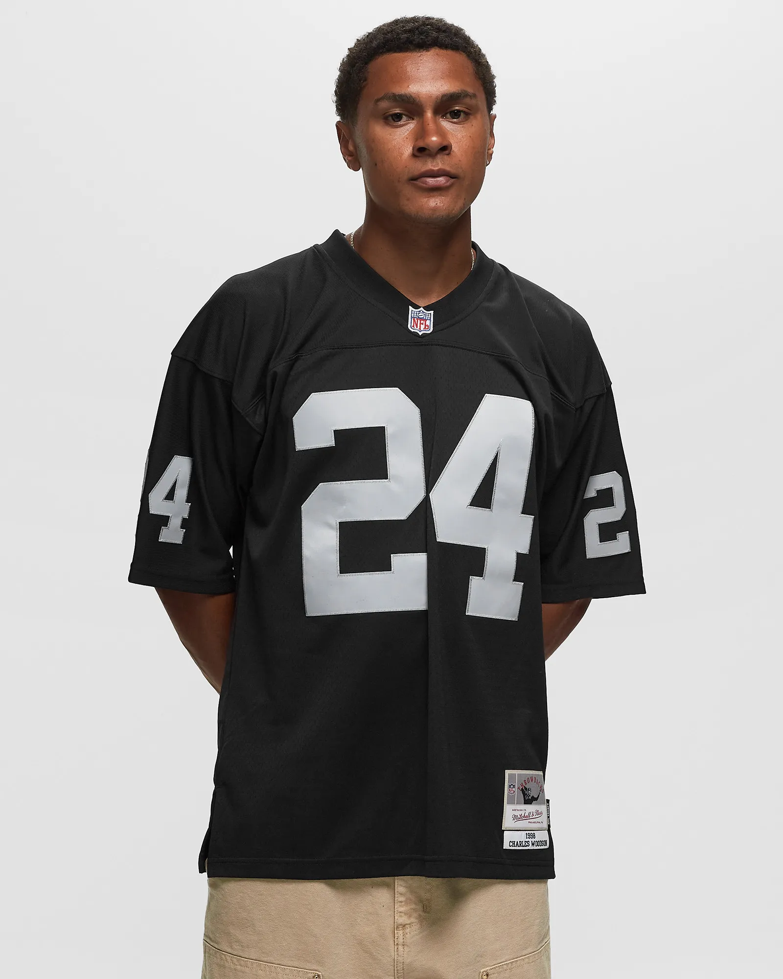 Mitchell & Ness NFL LEGACY JERSEY LAS VEGAS RAIDERS 1998 CHARLES WOODSON #24