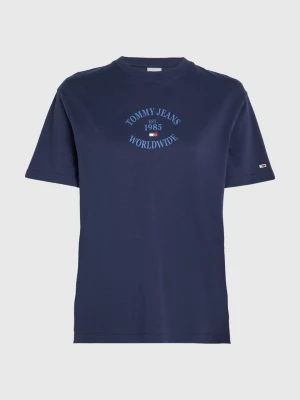 Camiseta Jersey Relaxed Fit com Logo