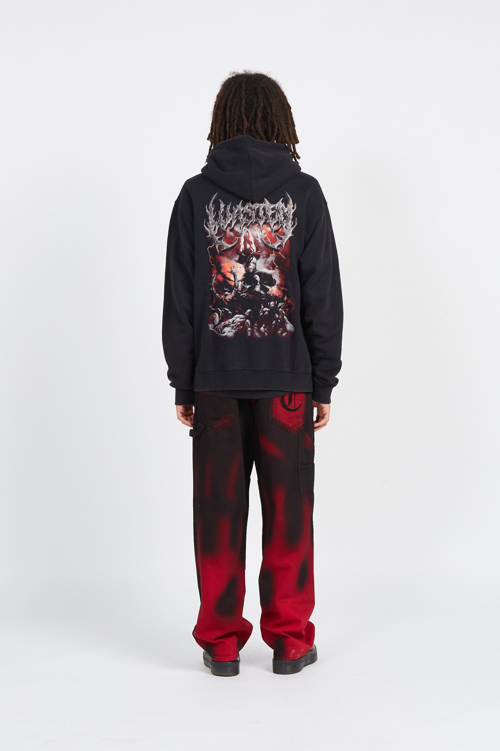 WASTED Hoodie HOODIE BERSERK Noir