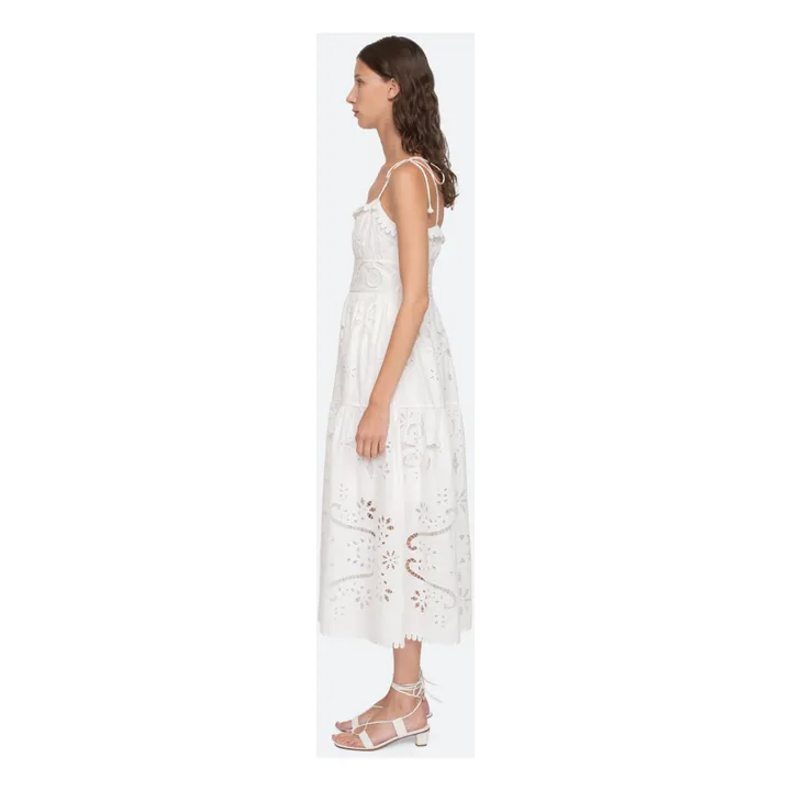 Sea NY Robe Brodée Liat | Blanc