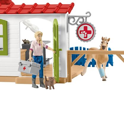 Schleich Farm World - 22, 5 x 16, 5 cm - Tierklinik 42502