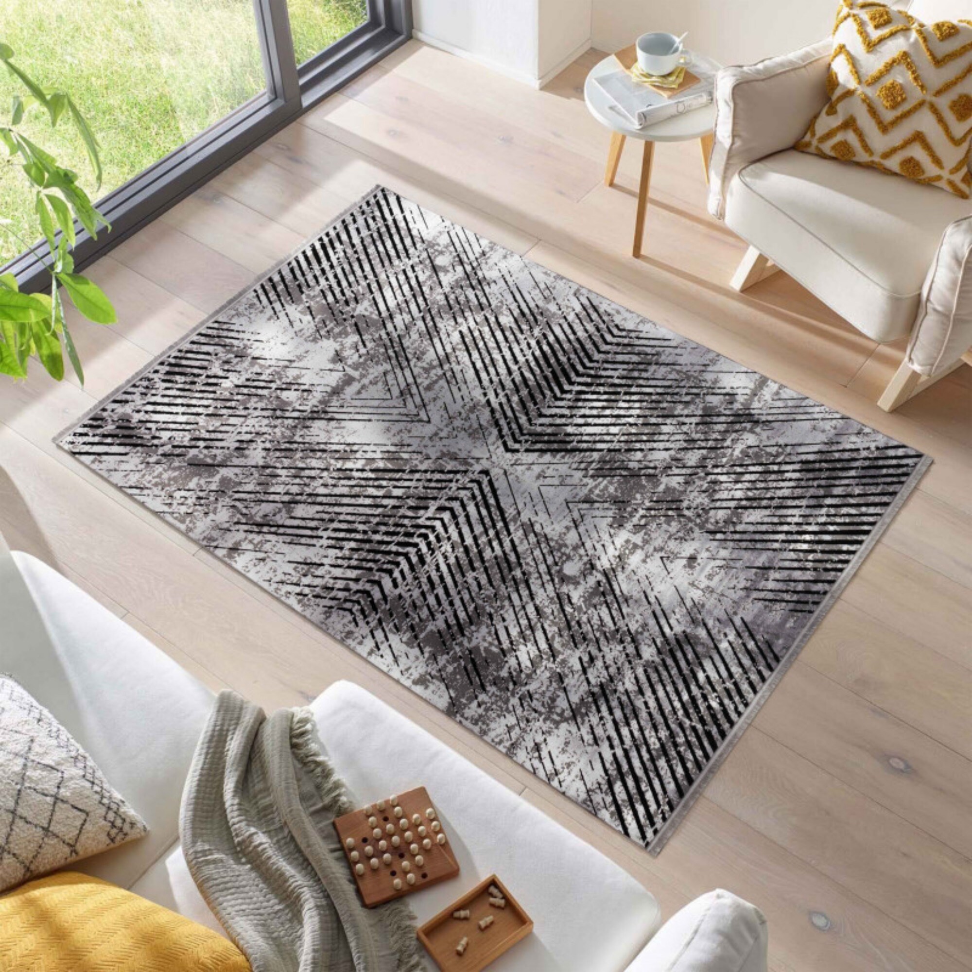 Moderne Vintage Teppiche für dein Wohnzimmer - stilvoll und gemütlich, Waschbar