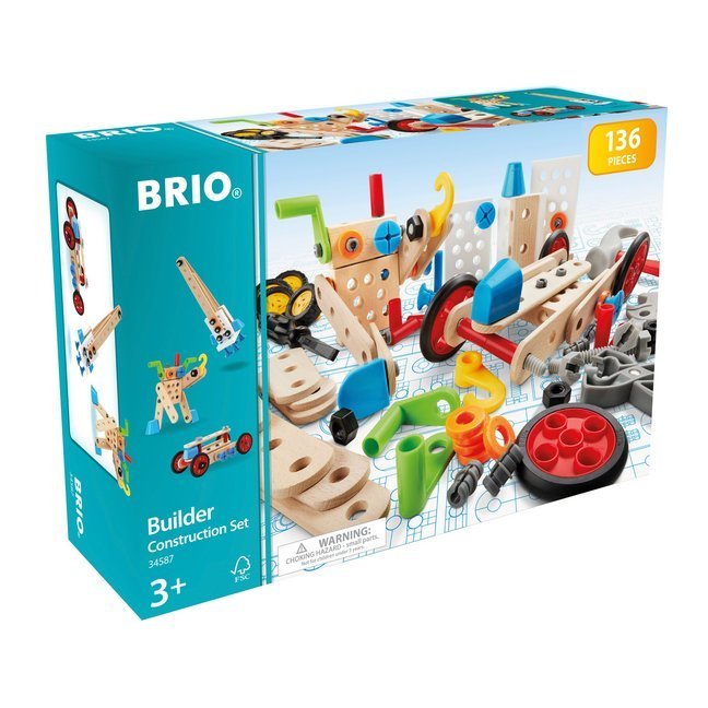 Bau-Set BUILDERS BOX 135-teilig in bunt