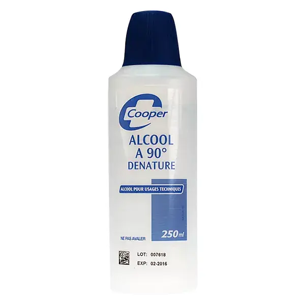Álcool Desnaturado Cooper 250ml