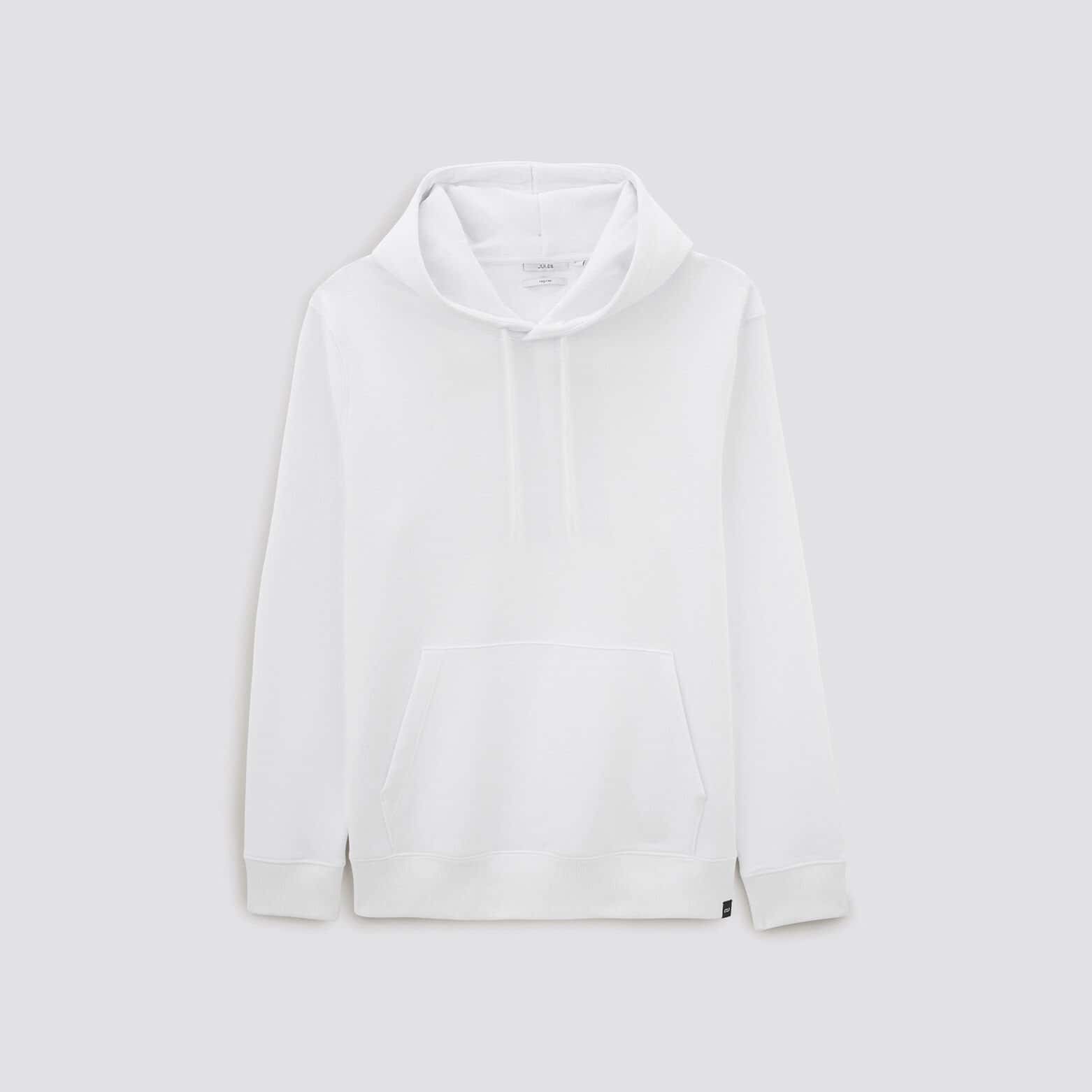 Sweat à capuche essentiel Blanc