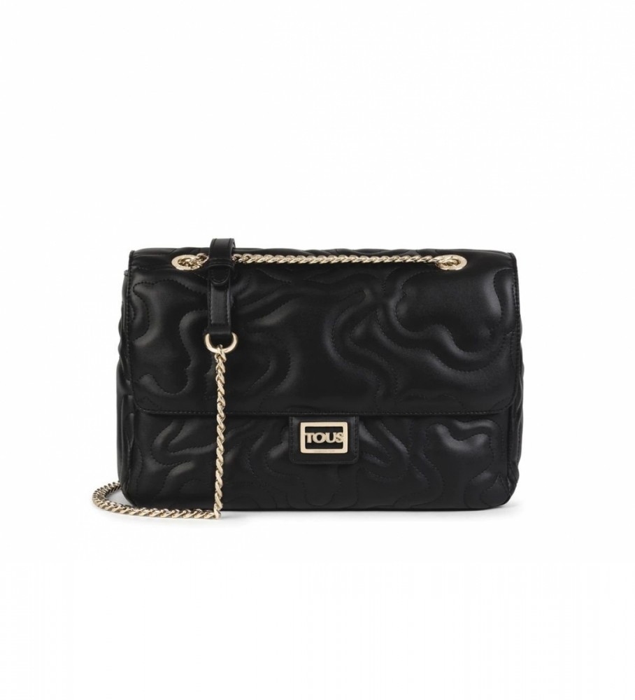 Bolsa de ombro Tous M.K. Dream preta com aba