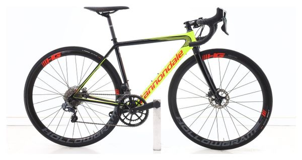 Produit reconditionné · Cannondale Supersix Carbone Di2 11V · Noir / Vélo de route / Cannondale | Bon état