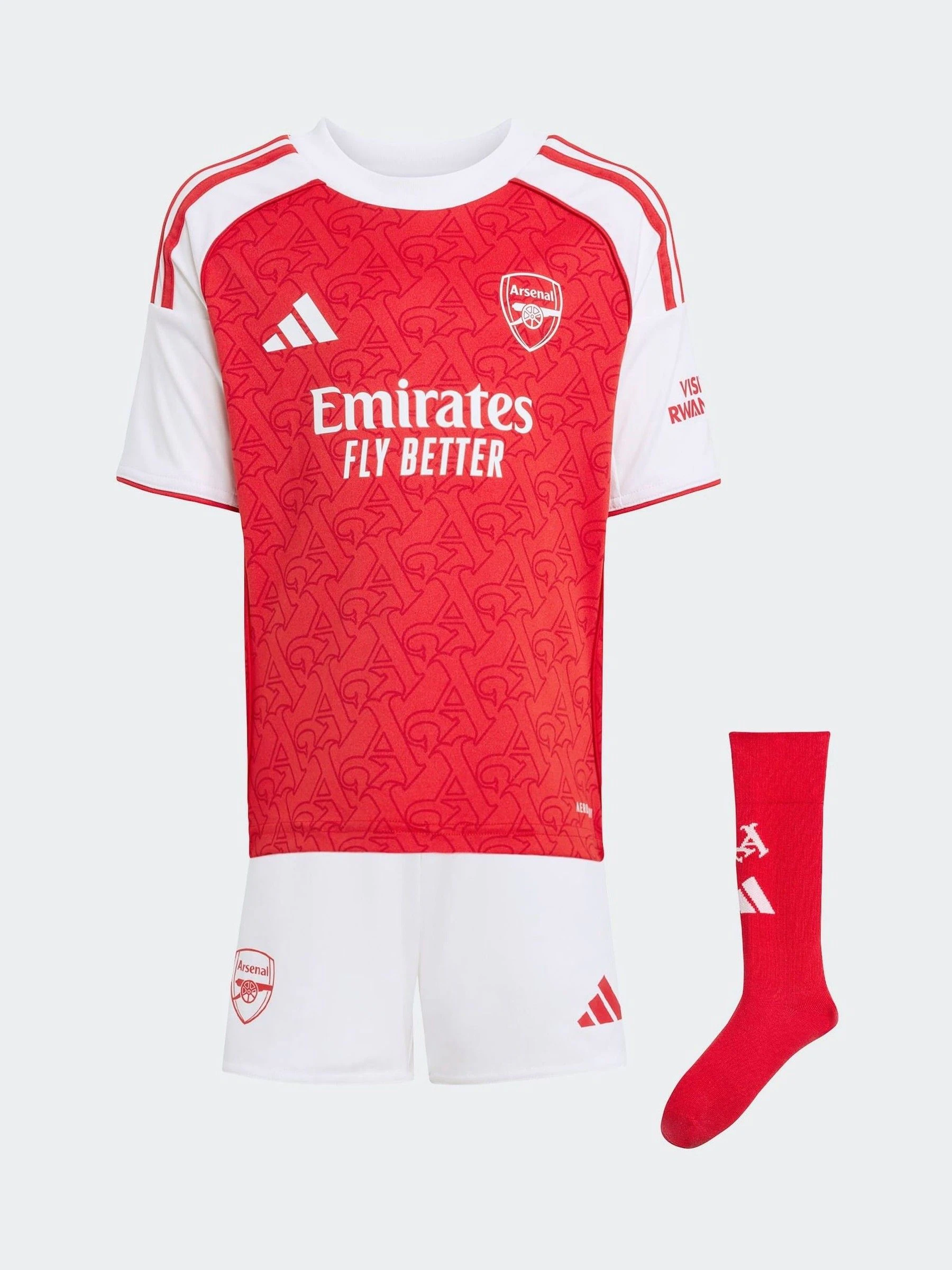 adidas Kids Arsenal 25/26 Home Mini Kit