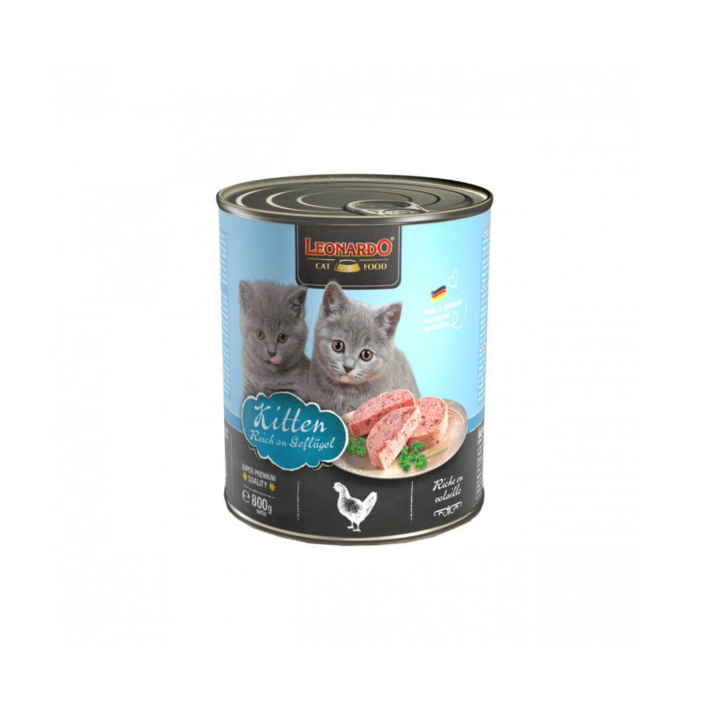 Leonardo Kitten Natvoer in blik