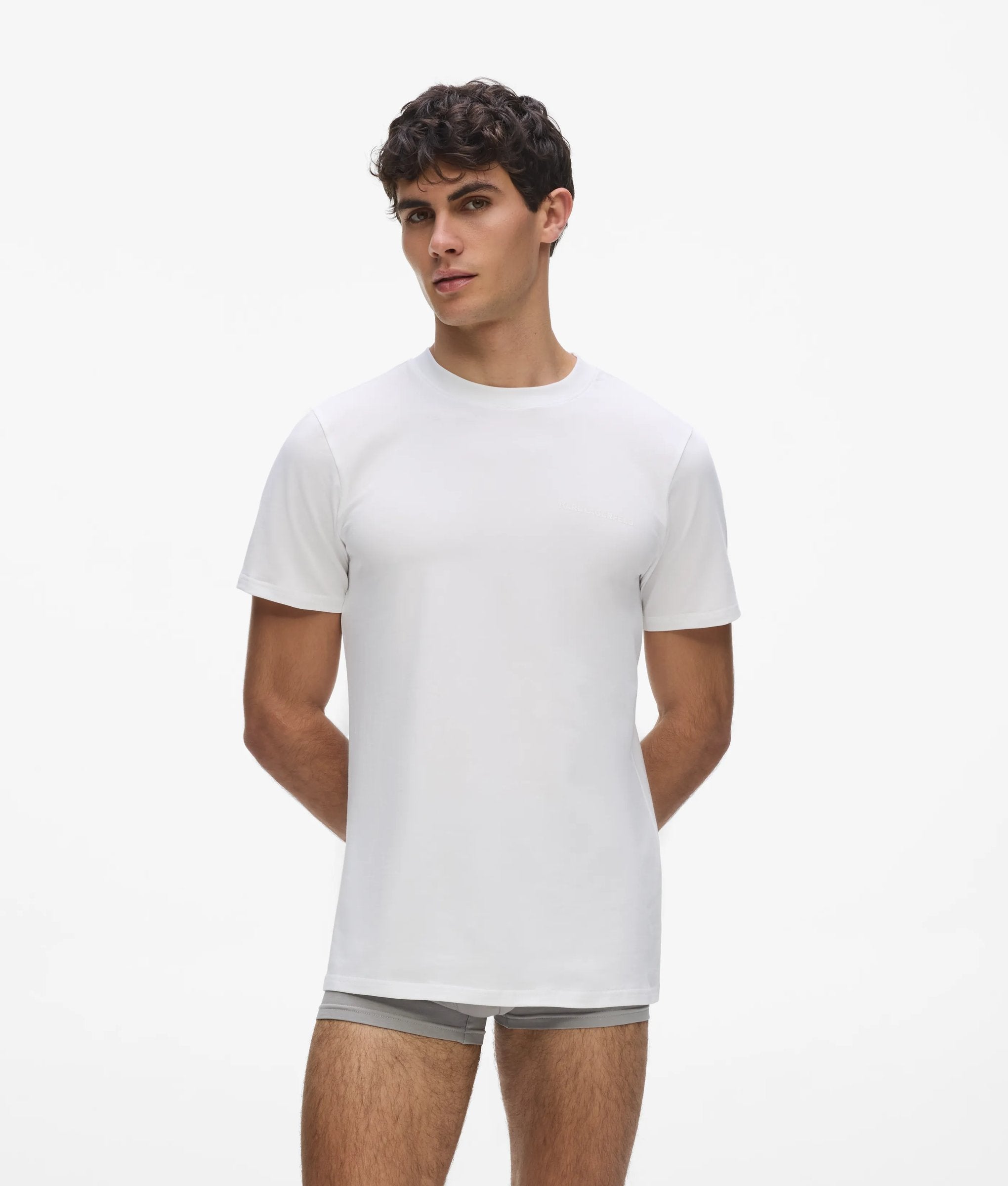 T-shirt met logo – 2 stuks