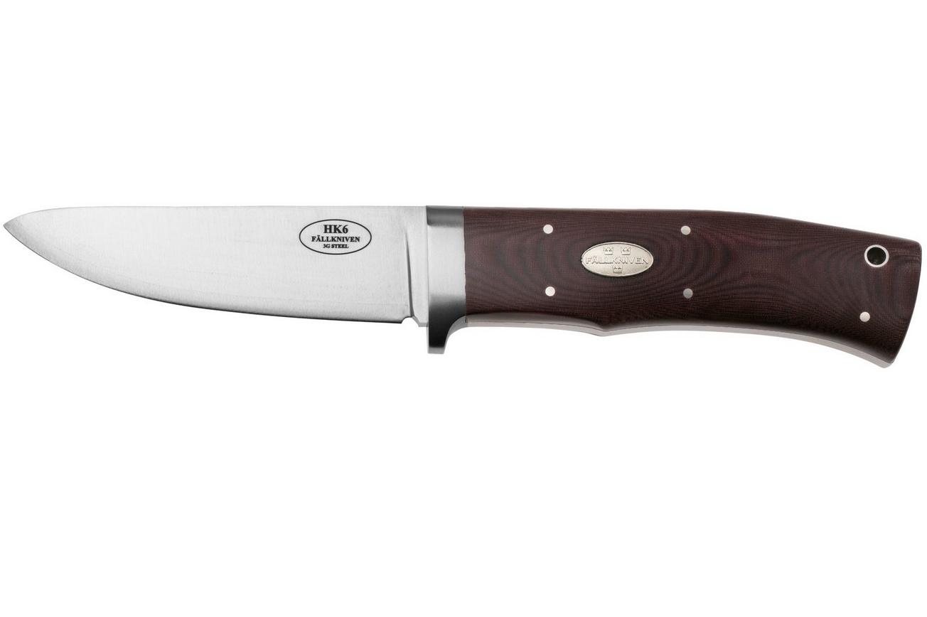 Fällkniven HK6L Hunters Knife, Maroon Micarta, jachtmes
