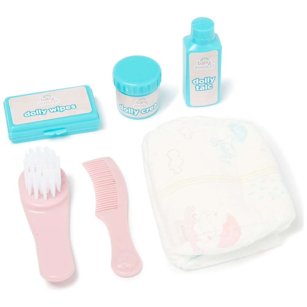 Baby Huggles Puppen-Wickelmatten-Set