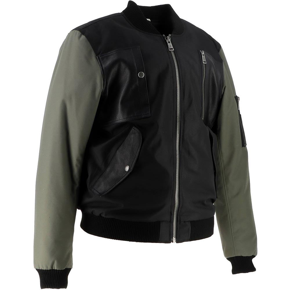 Helstons - Blouson H-Bomb Noir / Kaki