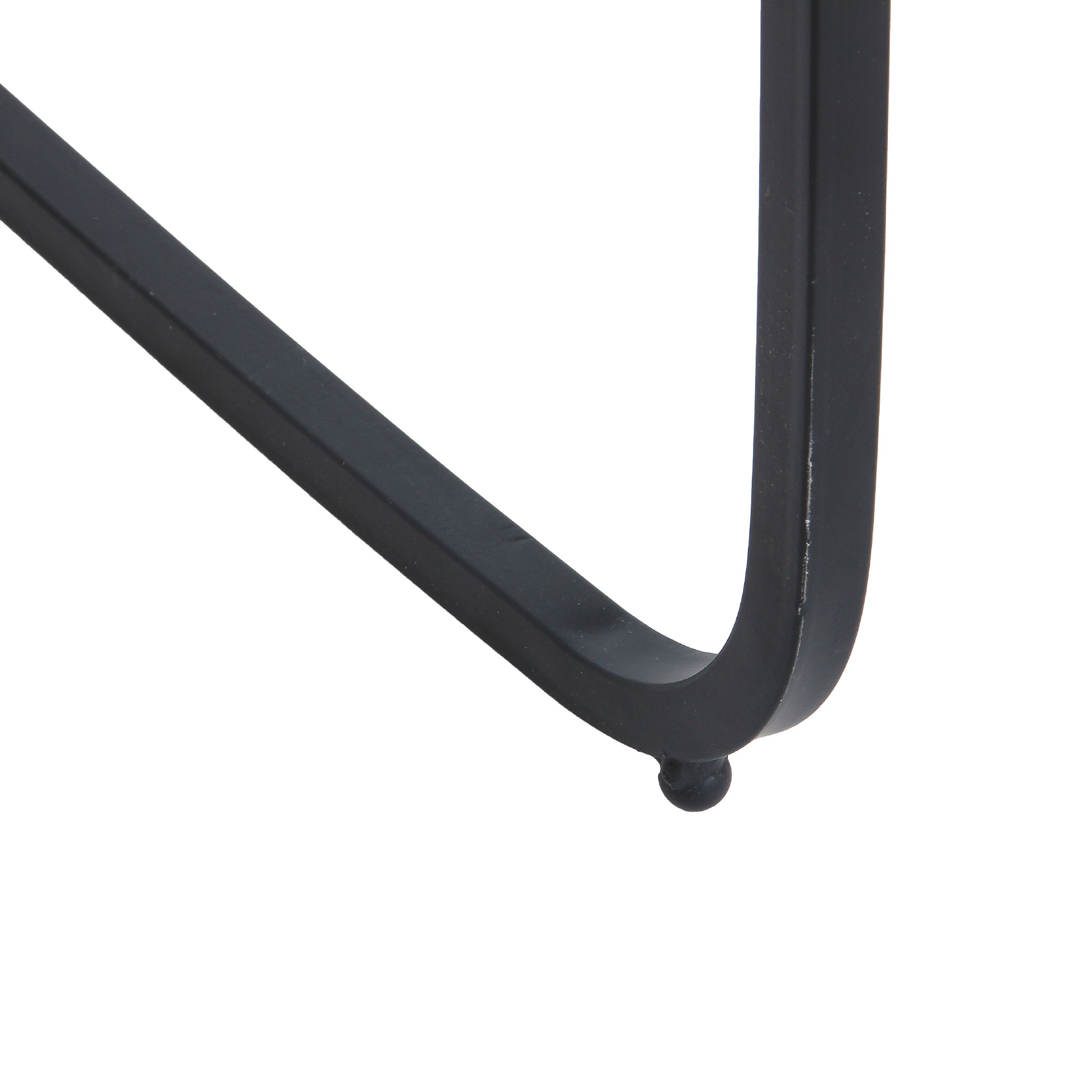 Tisch 'Nilay' M, kupfer, schwarz, B 45 cm, H 58 cm, T 38 cm von fischer's lagerhaus