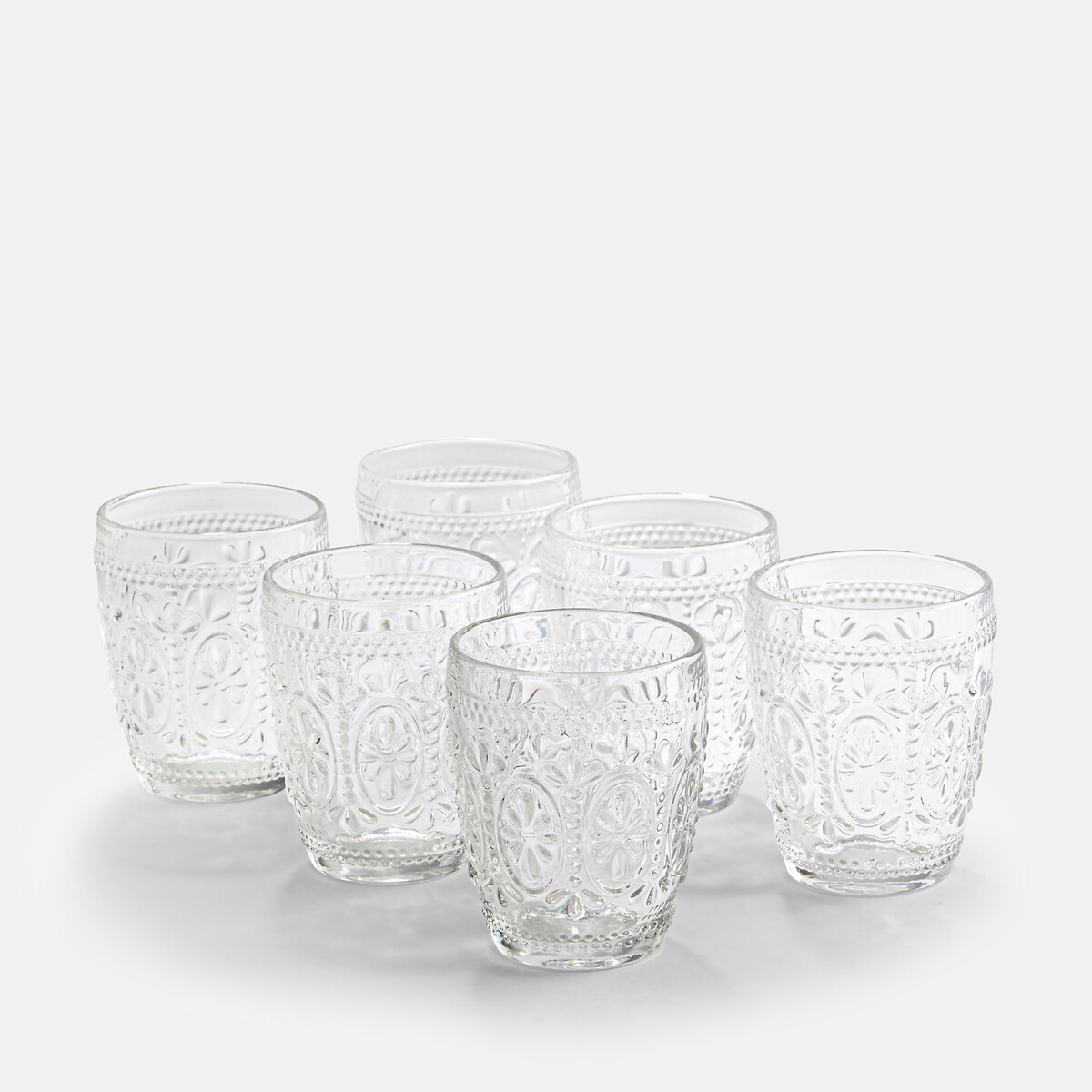 LA REDOUTE INTERIEURS<br>Conjunto de 6 copos, Flora