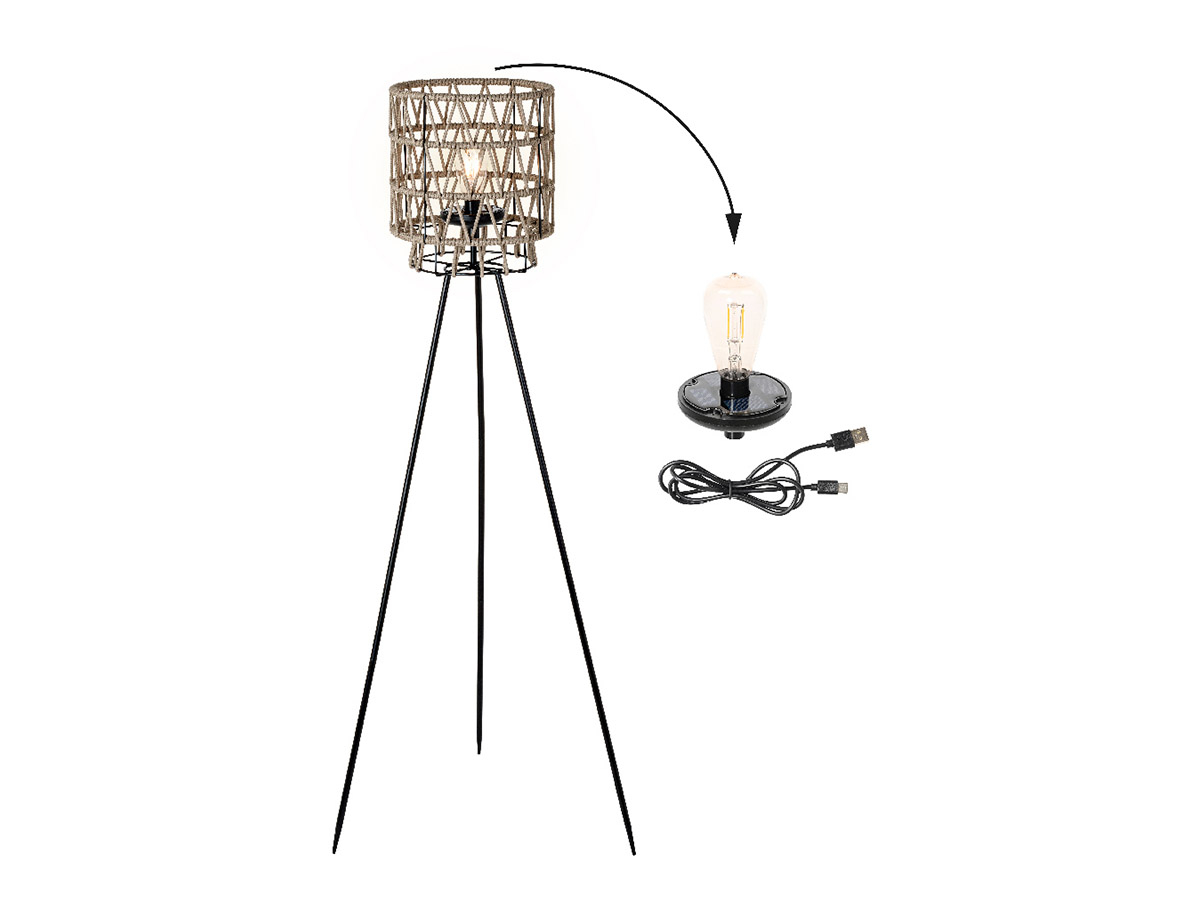 Lumineo Sand solar vloerlamp