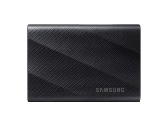 Samsung T9 MU-PG2T0B - SSD - krypteret - 2 TB - ekstern (bærbar) - USB 3.2 Gen 2x2 (USB-C stikforbindelse) - 256-bit AES - sort