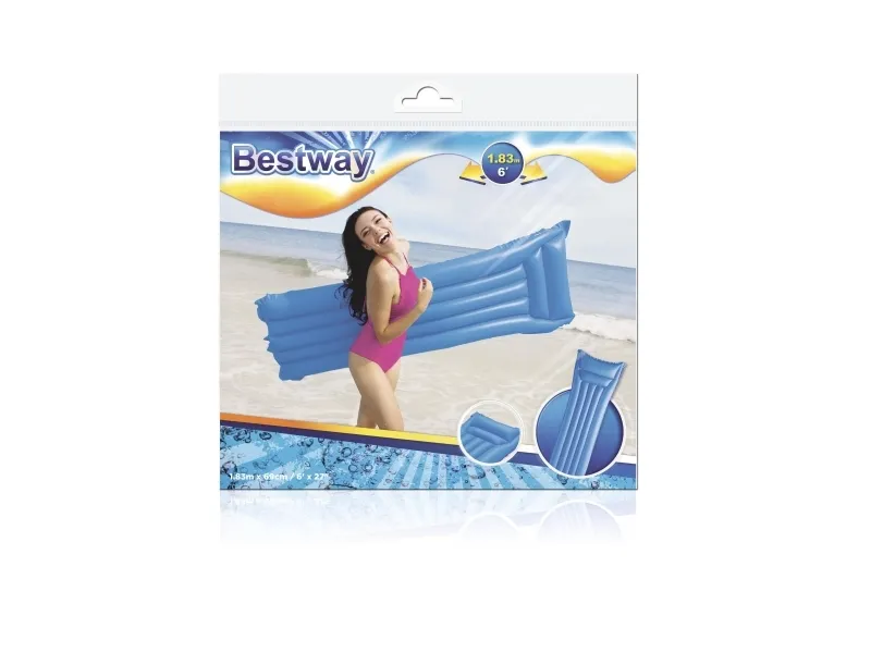 Bestway 44007, Blå, Grøn, Lyserød, Gul, Flydende madras, Vinyl, 690 mm, 1830 mm, 598 g