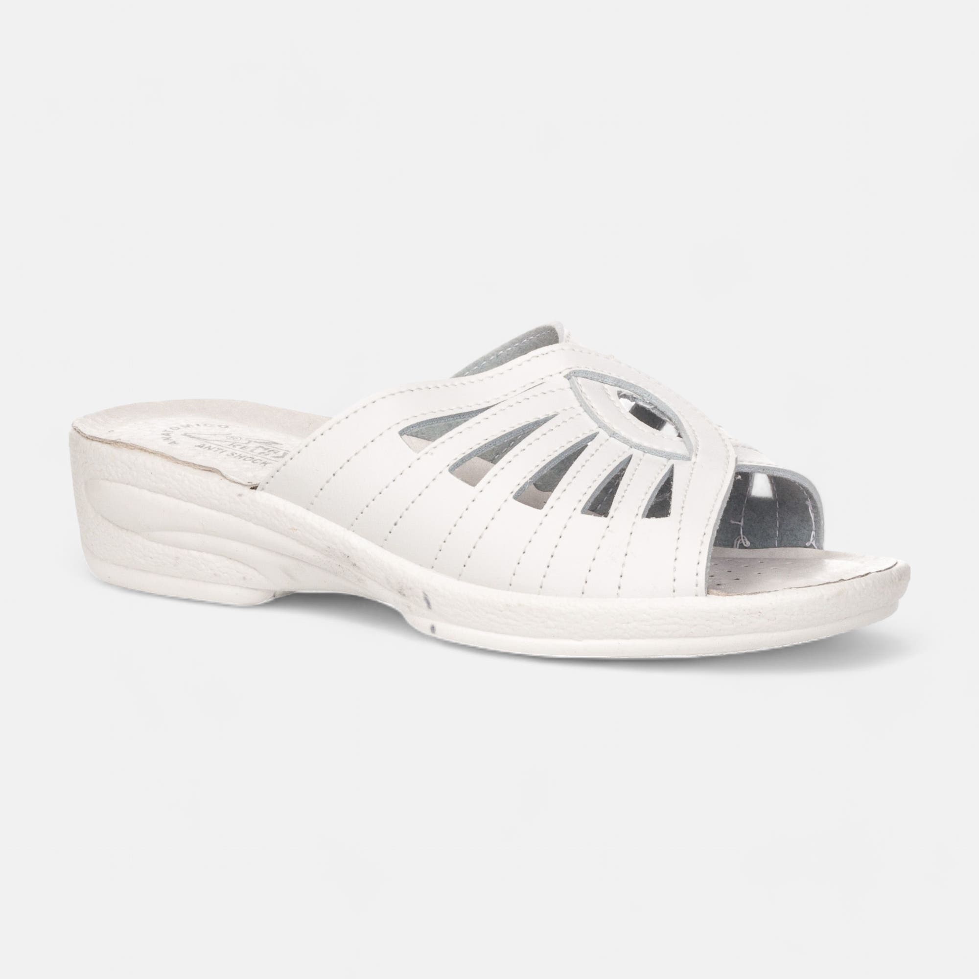 Escarpins pieds sensibles Femme blanc