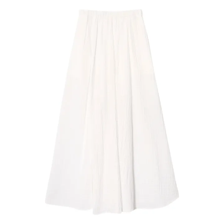 Xirena Jupe Deon Gaze de Coton | Blanc