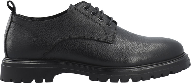 Bianco BIAGIL Derby Tumbled Leather Black