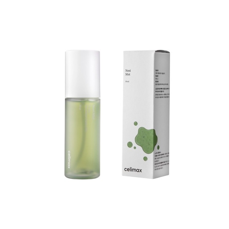 Celimax The Real Noni Energy Ampoule Mist Feuchtigkeitsspendender Gesichtsnebel mit Maulbeerextrakt, 50 ml