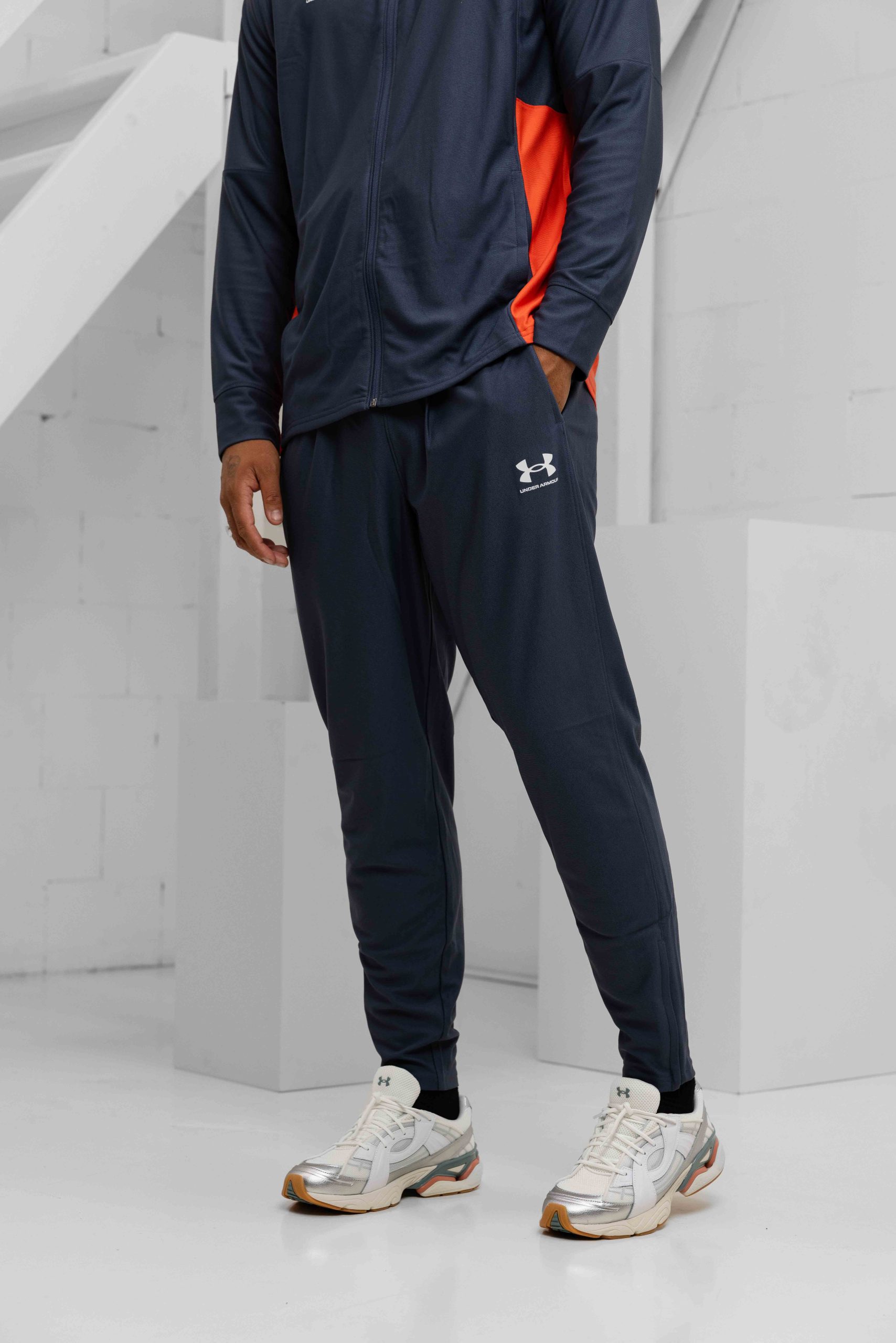Under Armour Challenger Trainingspak Heren Grijs/Rood
