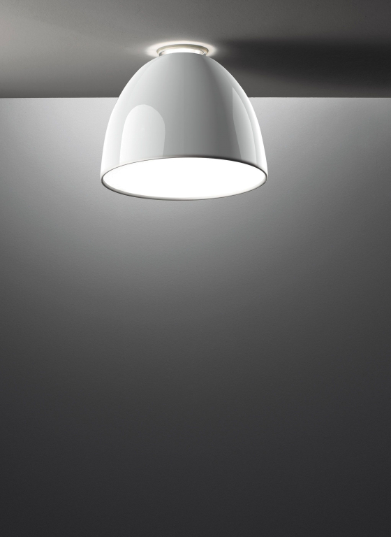 Artemide Nur Mini plafondlamp glanzend zwart