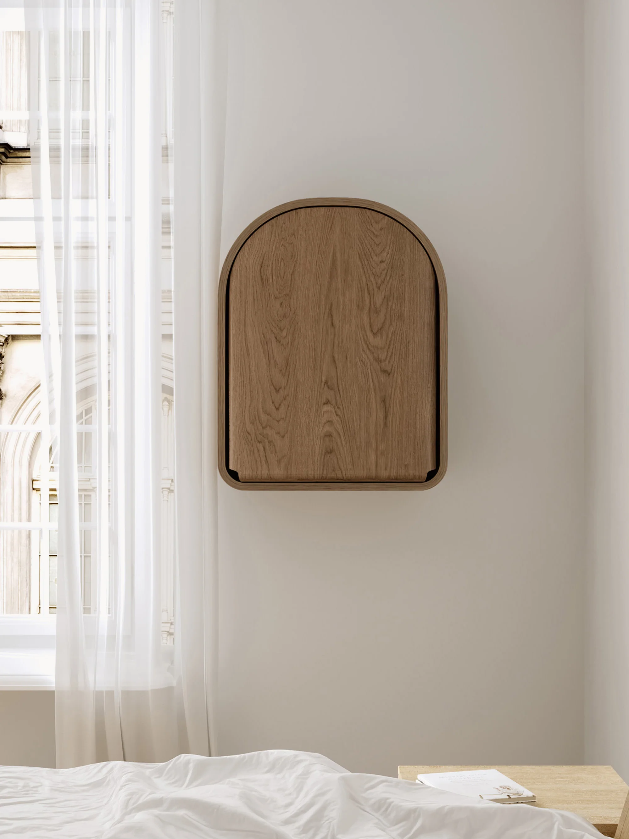 Handgemaakte wandverschoontafel Kai