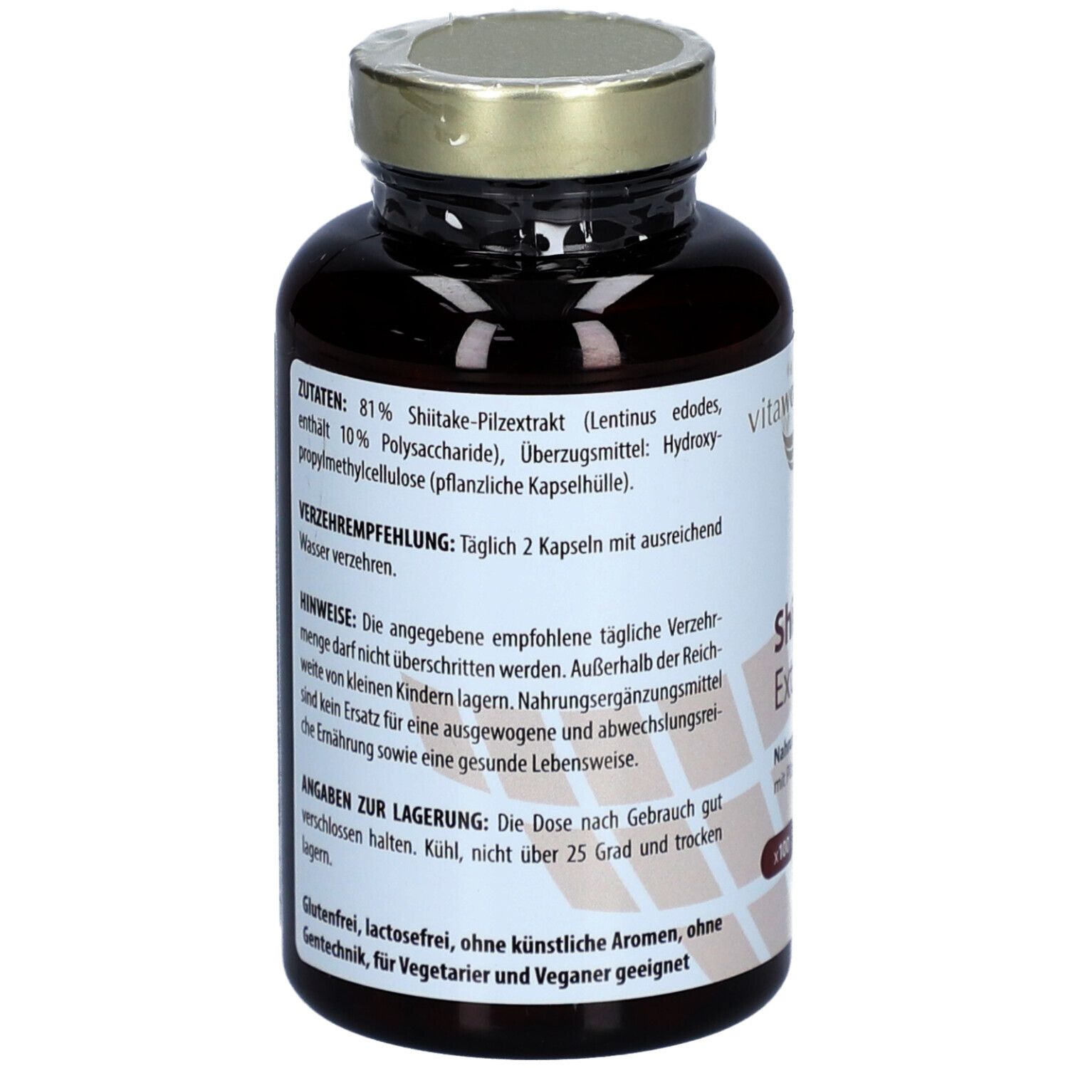 VITAWORLD Shiitake Extrakt 500 mg