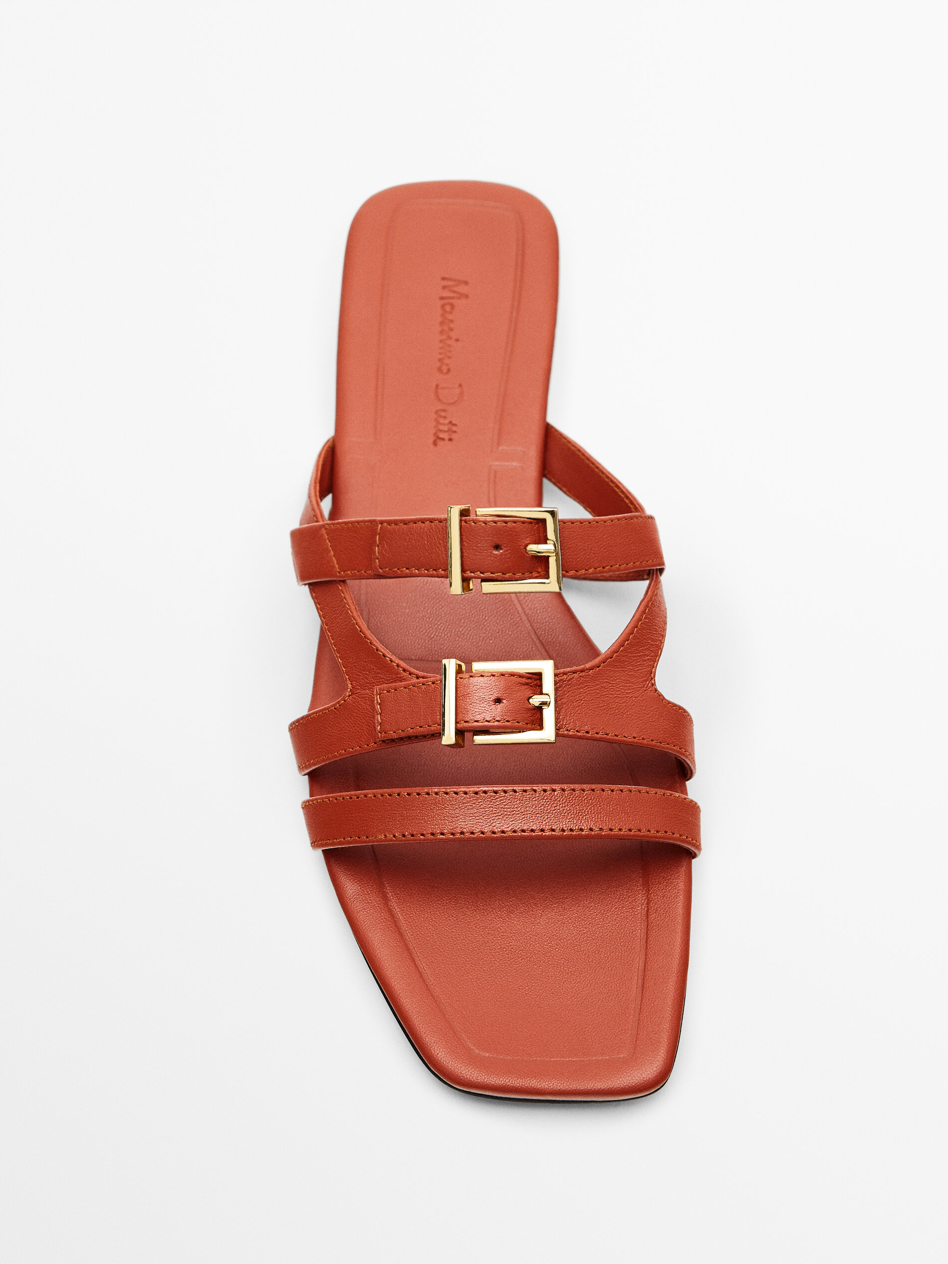 REMO COM MÚLTIPLAS TIRAS E FIVELAS - LARANJA