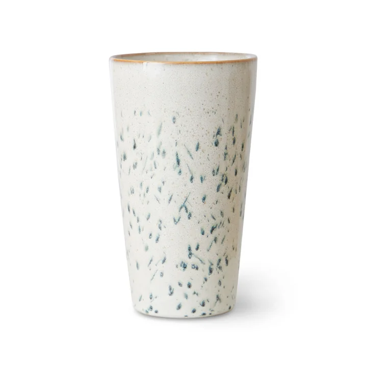HKliving - 70's Latte Macchiato Becher, 280 ml, hail