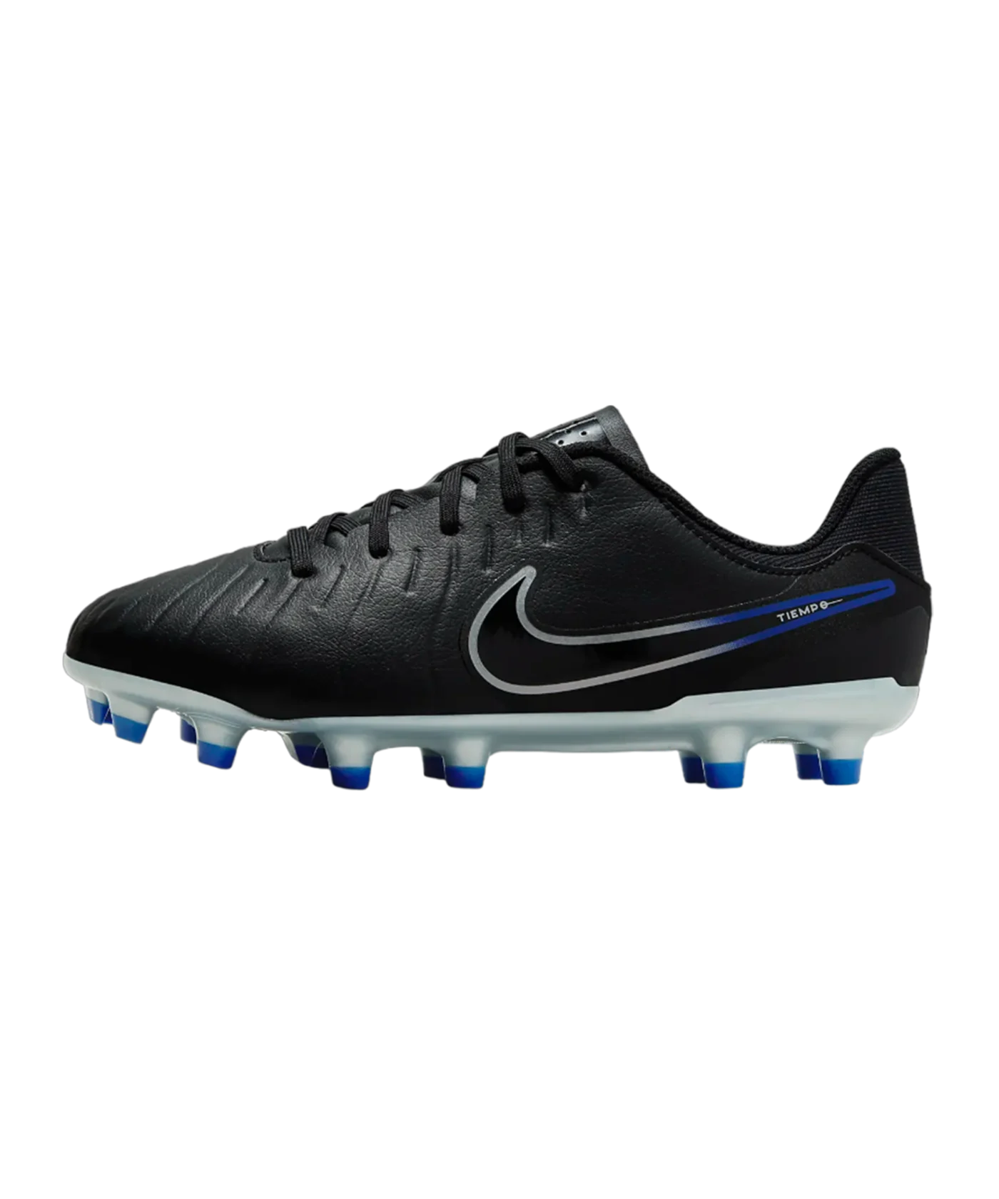 Nike Jr Tiempo Legend X Academy FG/MG Shadow Kids Schwarz Silber Blau F040
