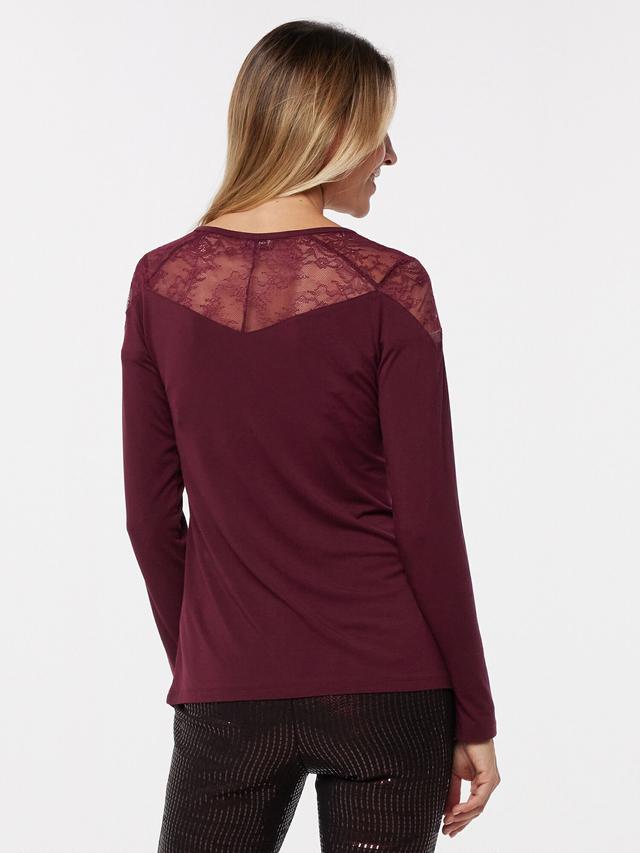 Doppelpack Shirt mit Spitze