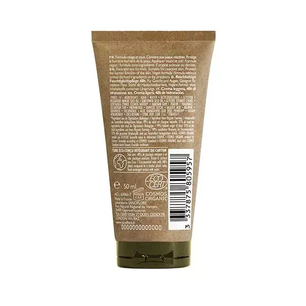 Sanoflore Aciana Botanica Creme Leve Hidratação 48h Orgânico 50ml