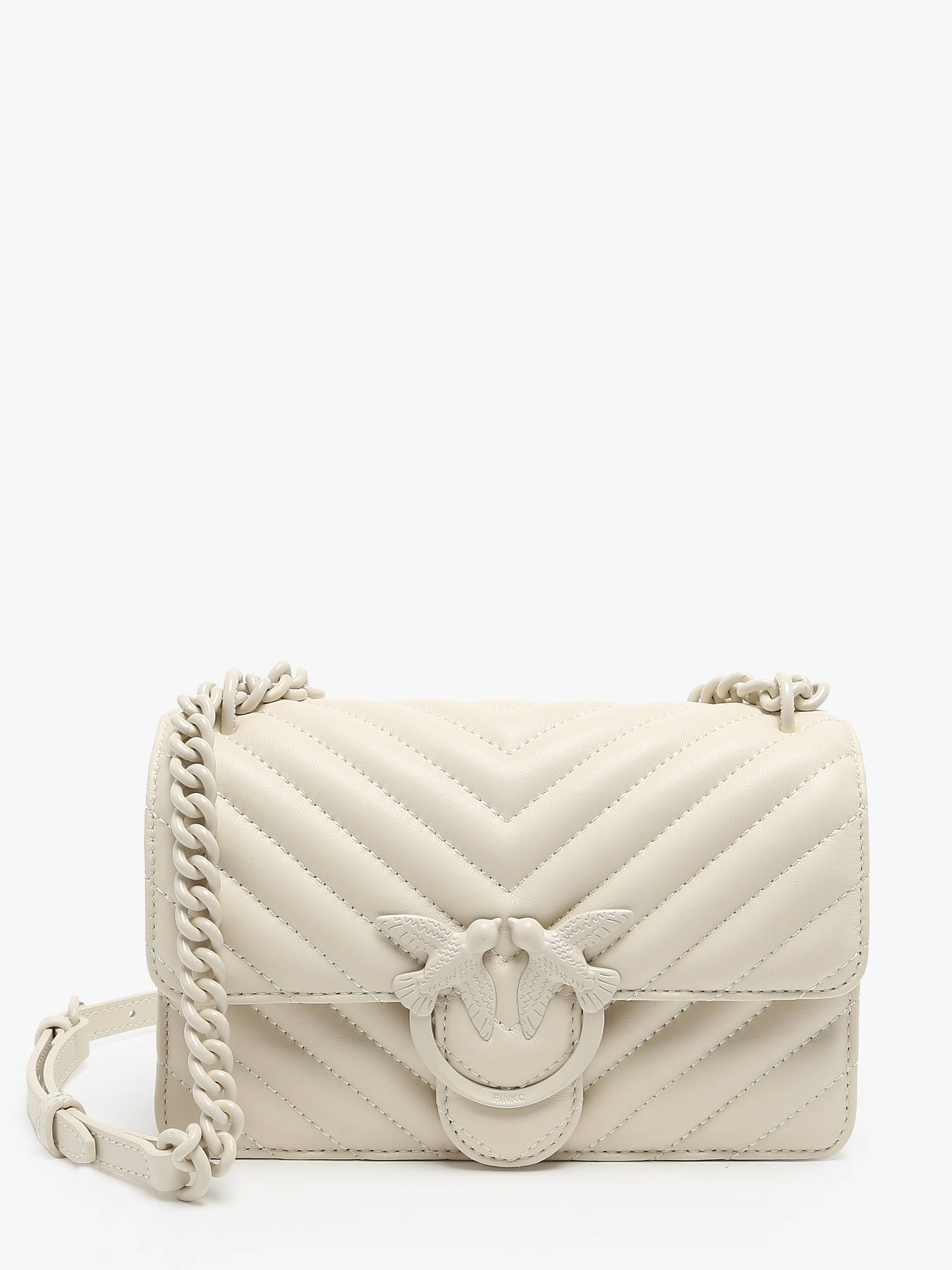 Sac bandoulire Love bag quilt cuir PINKO