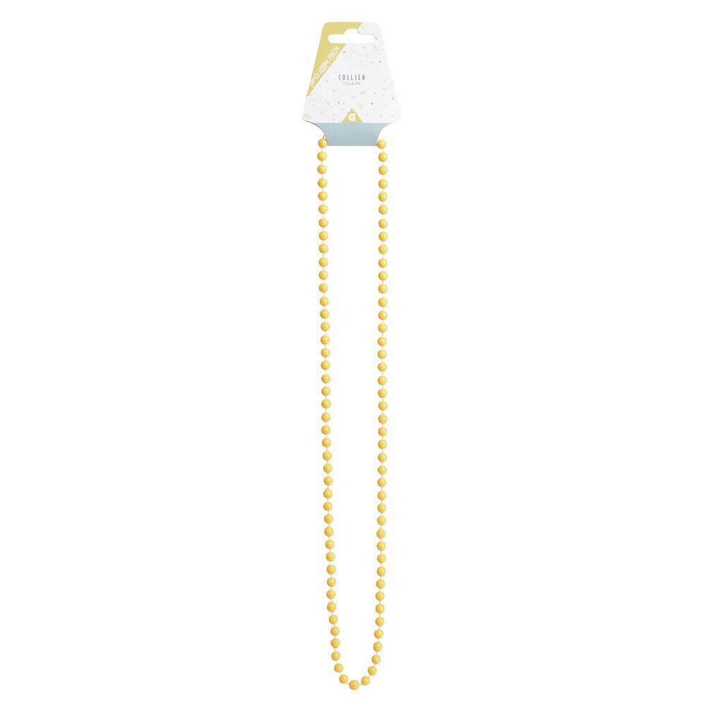 Collier perle flashy L84cm - 4 modèles