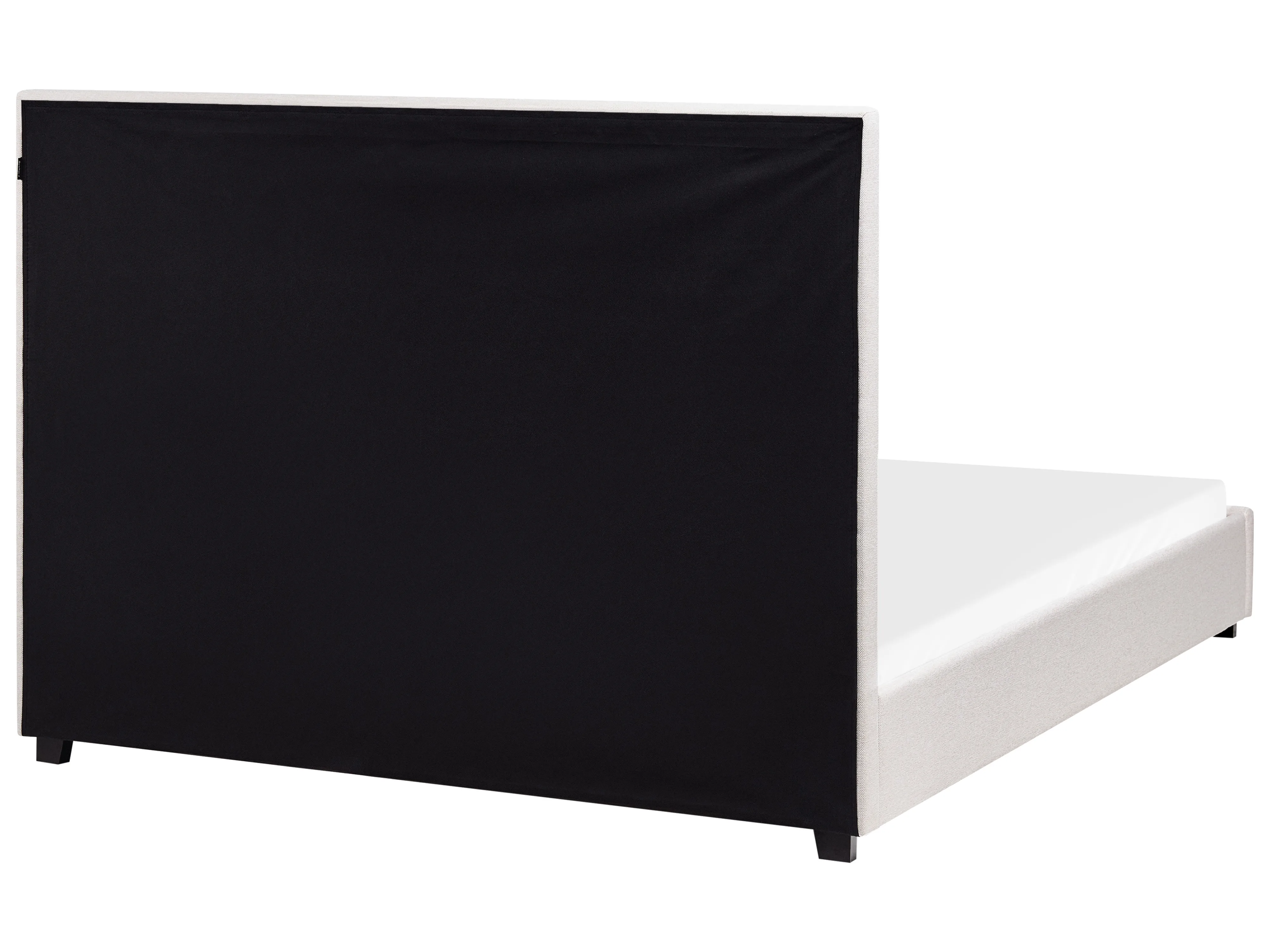 Bed Stof ROUEN 140 x 200 cm Lichtbeige