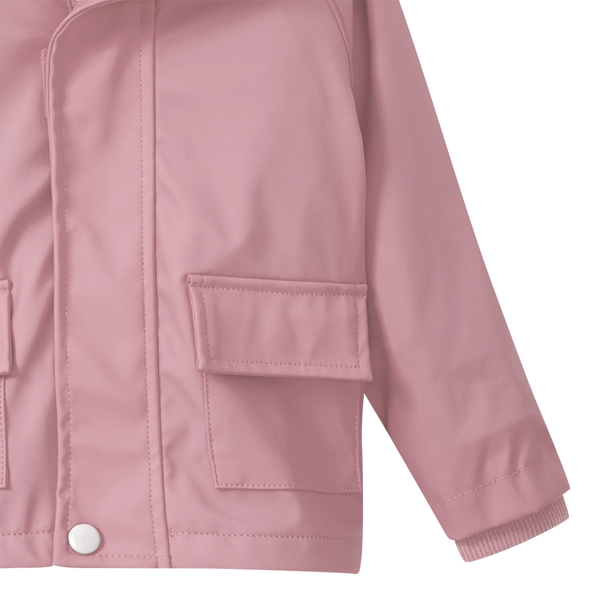 Topomini Baby Regenjacke mit Beschichtung rosa