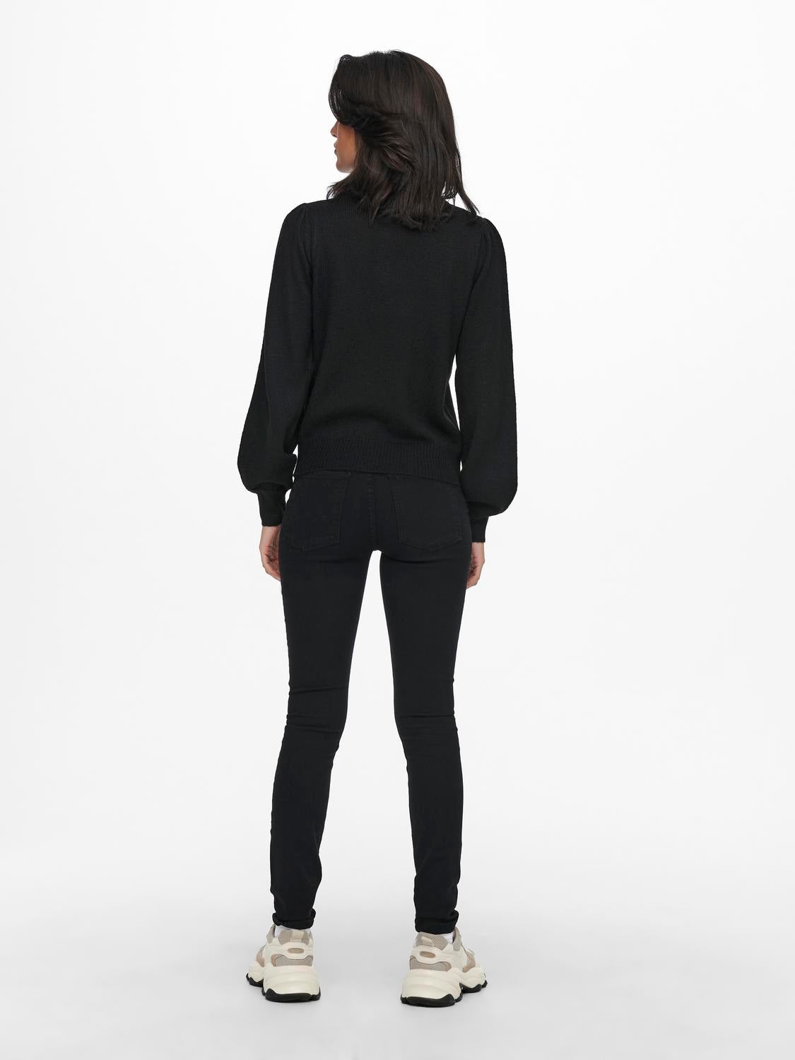 JDYRUE Strickpullover Black